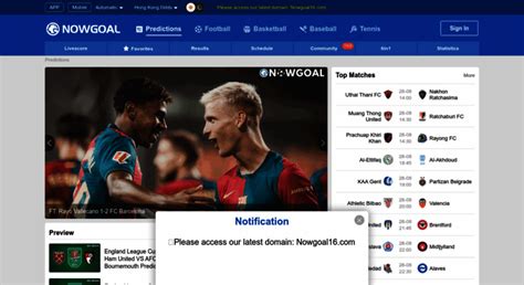 nowgoal.com livescore real time